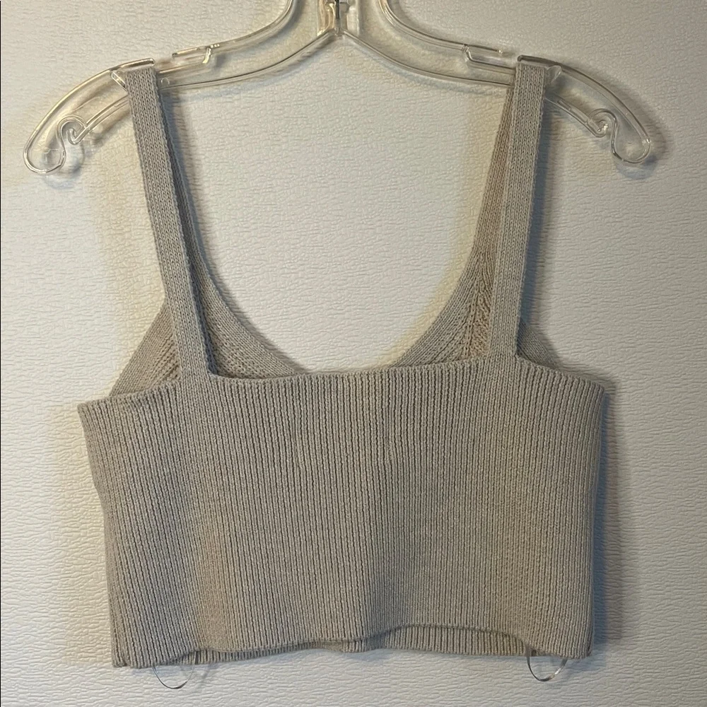 Pistola Lorelei Rib Crop Sweater Tank Size Medium - Picture 2 of 6